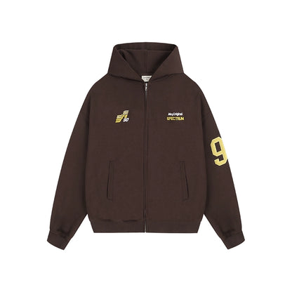 RETRO EMBROIDERED HOODED JACKET I-0066