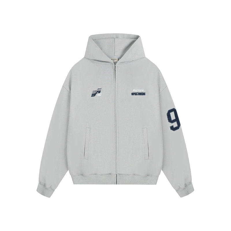 RETRO EMBROIDERED HOODED JACKET I-0066