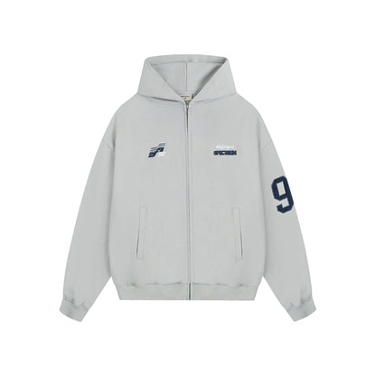 RETRO EMBROIDERED HOODED JACKET I-0066