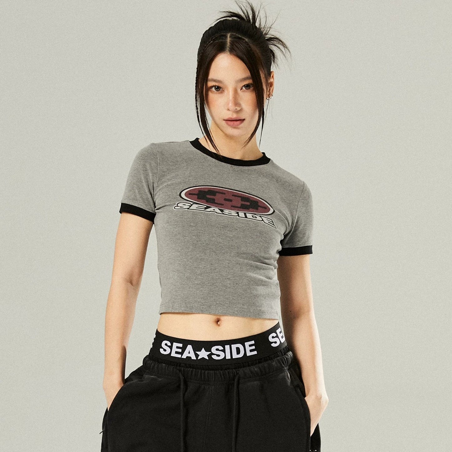 RETRO SHORT LENGTH DANCE T-SHIRT I-0102