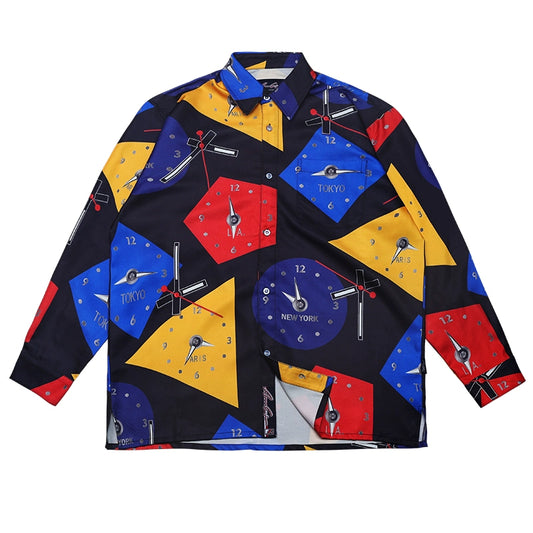 HIP-HOP COLOR DIAL SHIRT I-0128