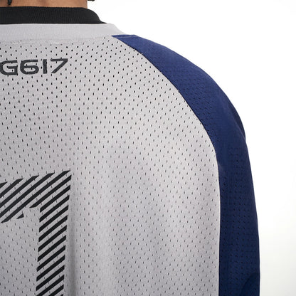 V-NECK STRIPED HOCKEY SHIRT I-0022