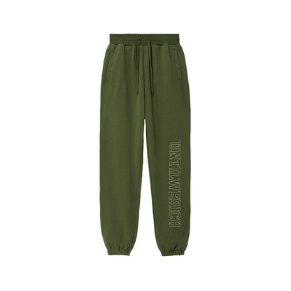 EMBROIDERED TERRY SWEATPANTS I-0016