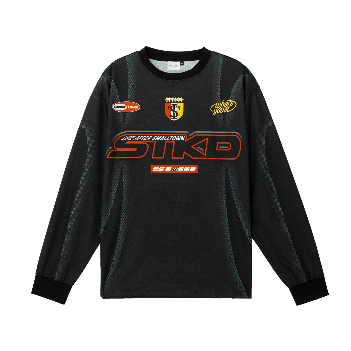 VINTAGE BIKER LONG SLEEVE TEE I-0052