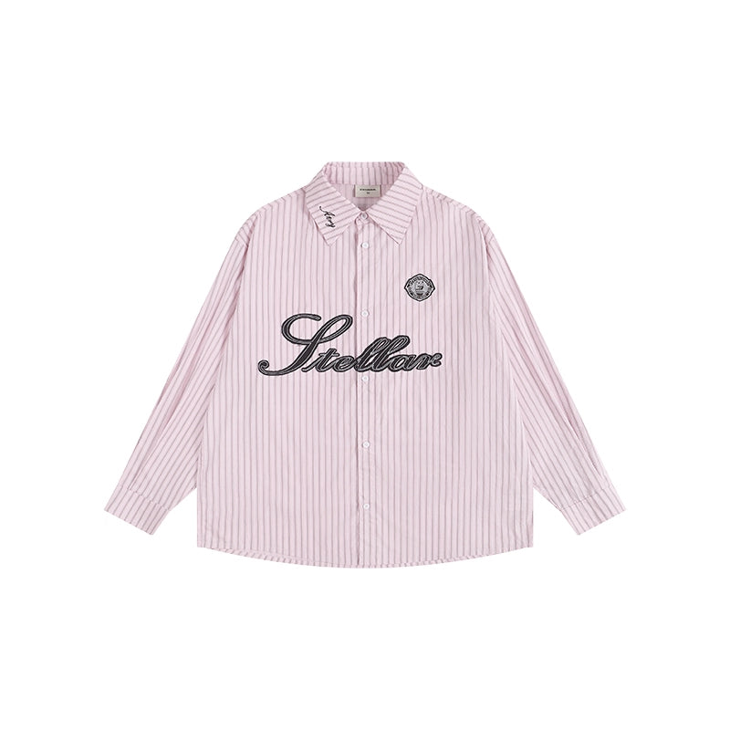 STRIPE LONG SLEEVE SHIRT I-0094