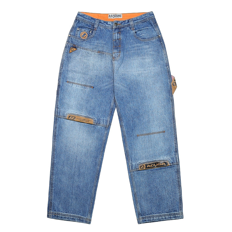 HEAVY WASH HIP-HOP JEANS I-0133