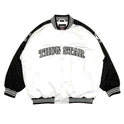 EMBROIDERED WINDPROOF BASEBALL JACKET I-0127