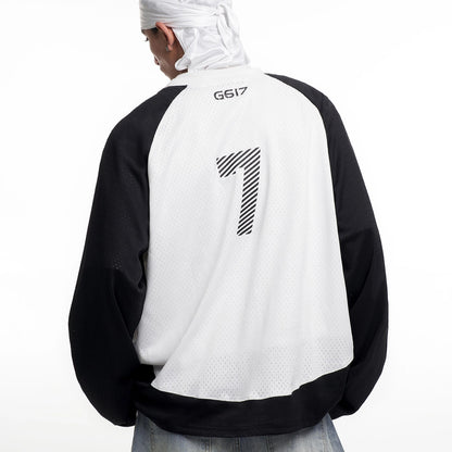 V-NECK STRIPED HOCKEY SHIRT I-0022