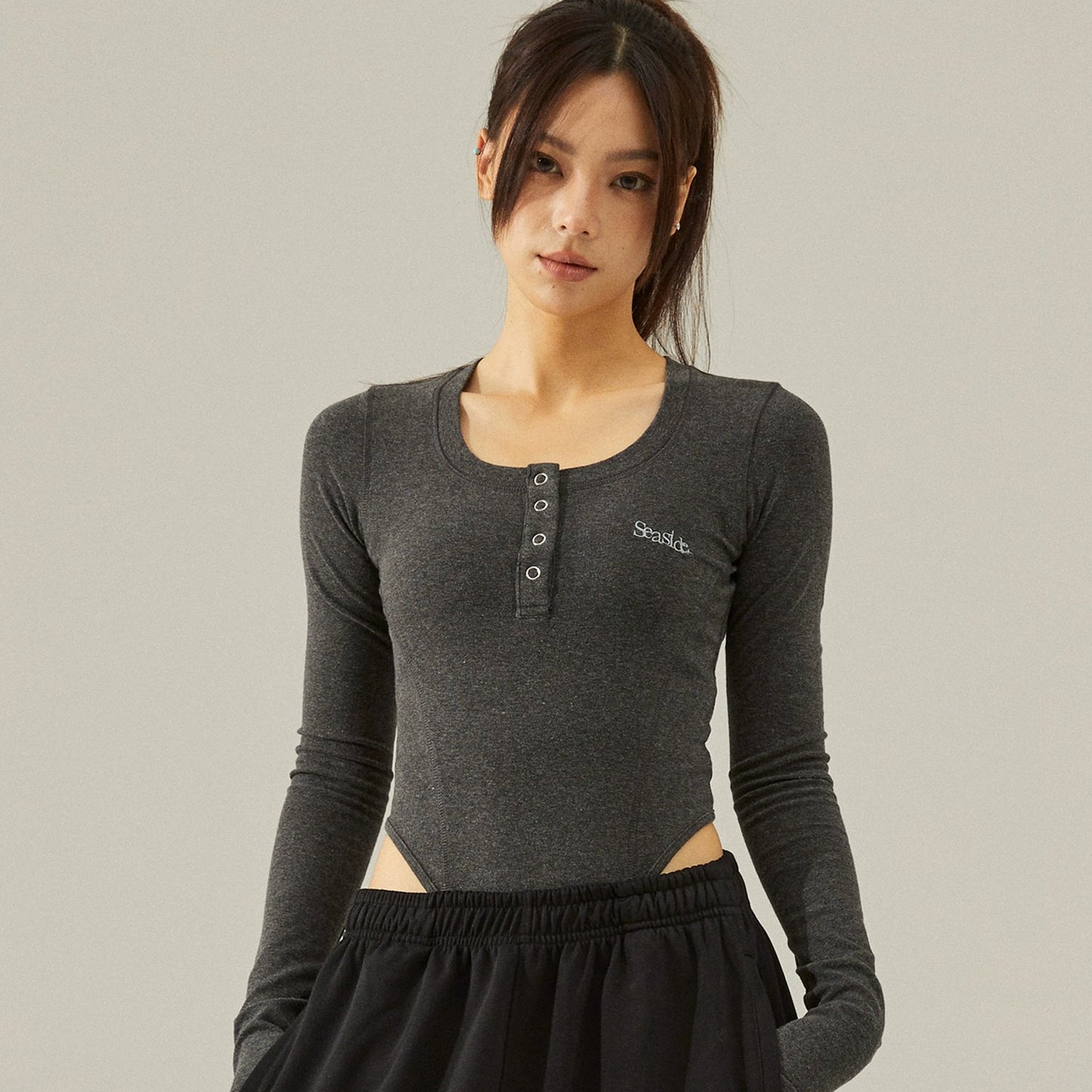 EMBROIDERED BODYSUIT I-0104