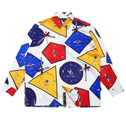 HIP-HOP COLOR DIAL SHIRT I-0128