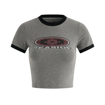 RETRO SHORT LENGTH DANCE T-SHIRT I-0102