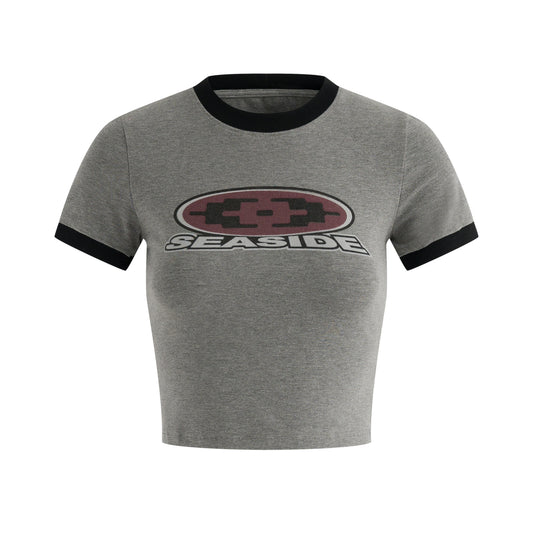 RETRO SHORT LENGTH DANCE T-SHIRT I-0102