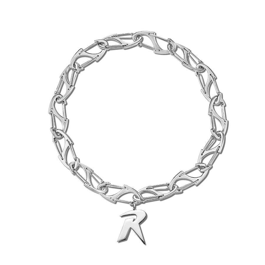 TITANIUM R LETTER NECKLACE I-0101