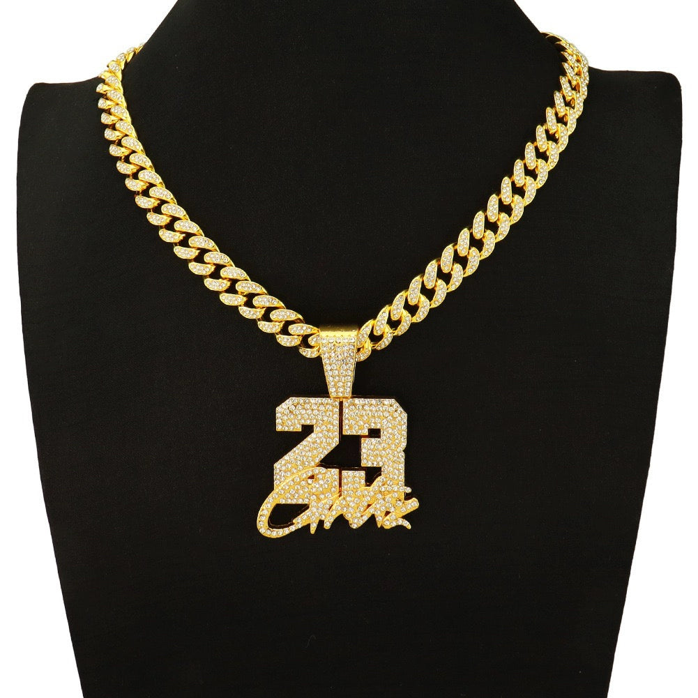 ZIRCONIA CUBAN CHAIN NECKLACE I-0100