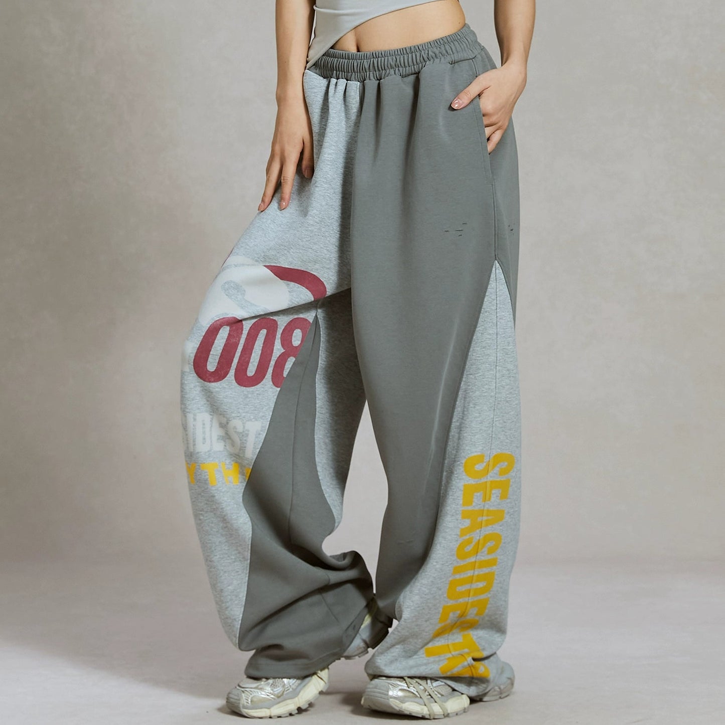 COLOR CLASH DANCE PANTS I-0105