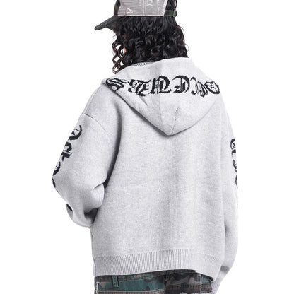 GOTHIC JACQUARD CARDIGAN I-0183