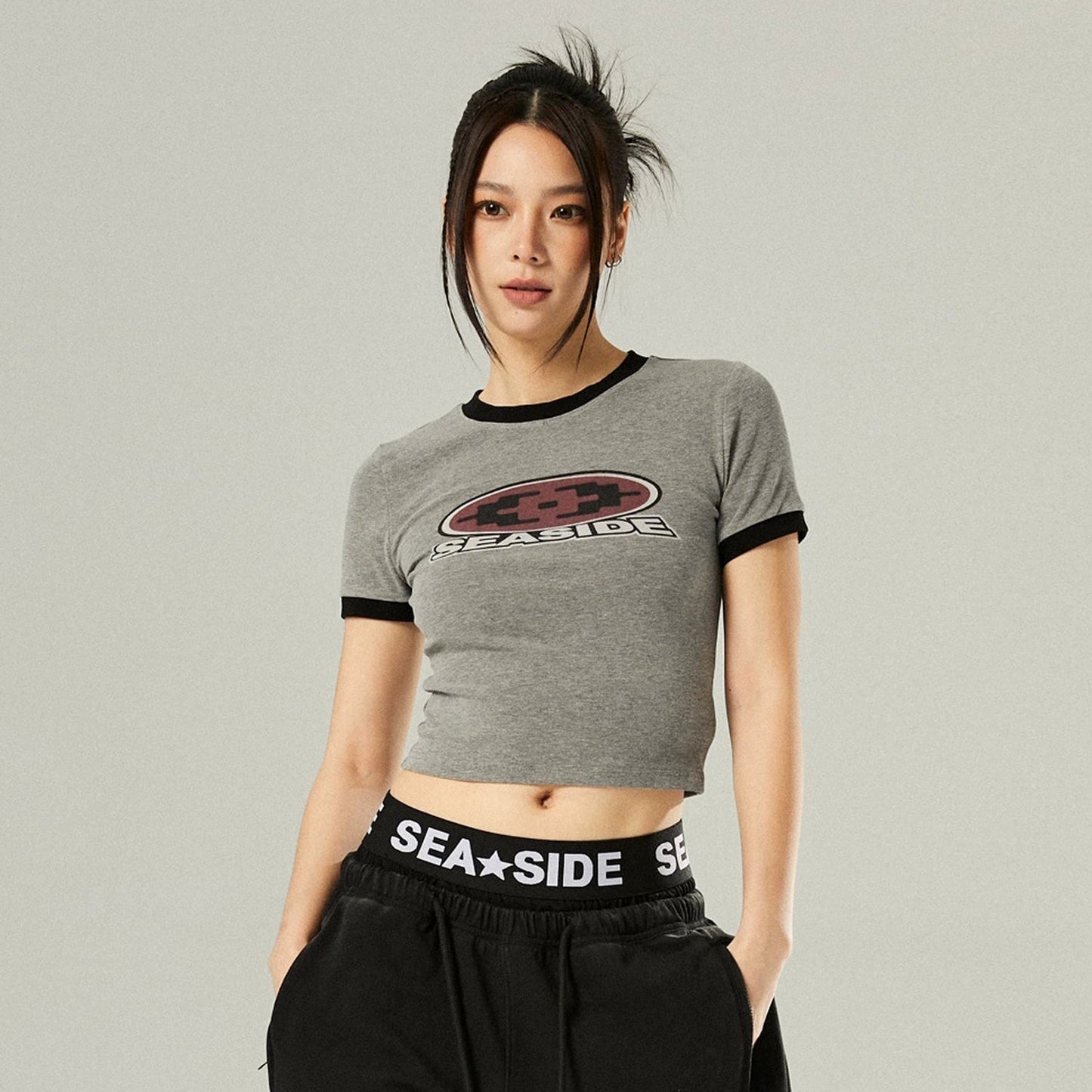 RETRO SHORT LENGTH DANCE T-SHIRT I-0102