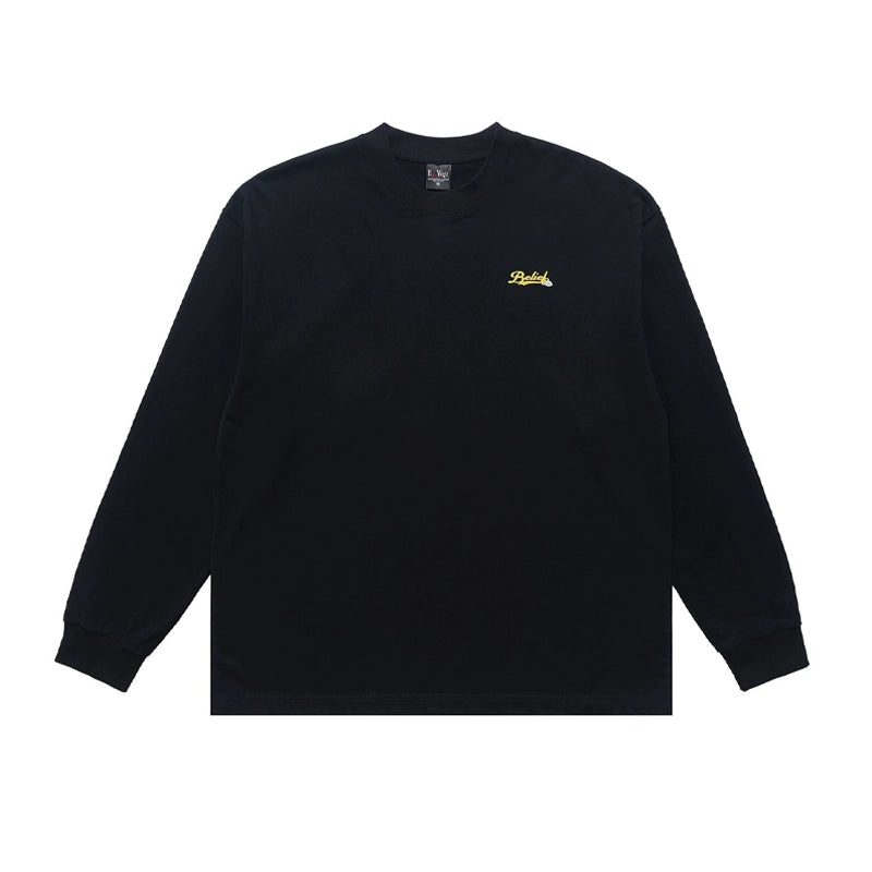 HEAVYWEIGHT COTTON LONG SLEEVE TEE I-0162