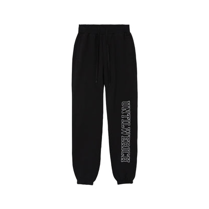 EMBROIDERED TERRY SWEATPANTS I-0016
