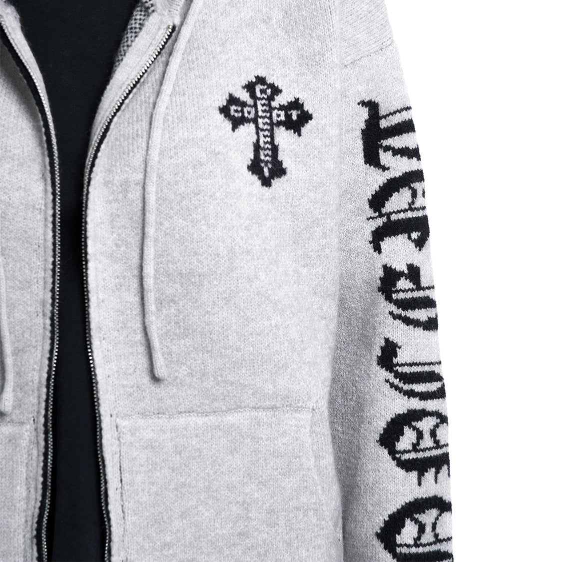 GOTHIC JACQUARD CARDIGAN I-0183