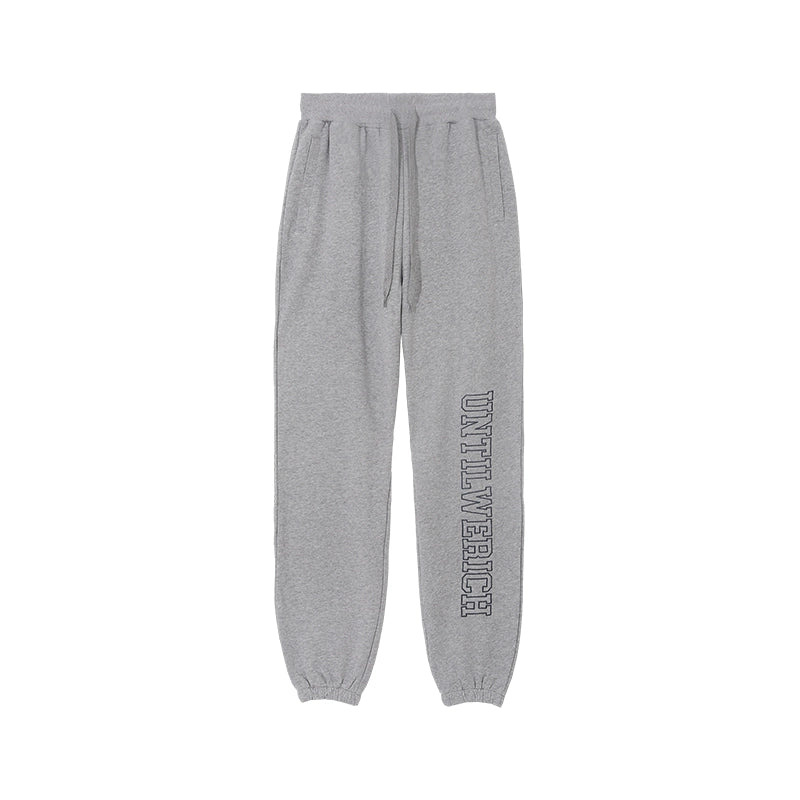 EMBROIDERED TERRY SWEATPANTS I-0016
