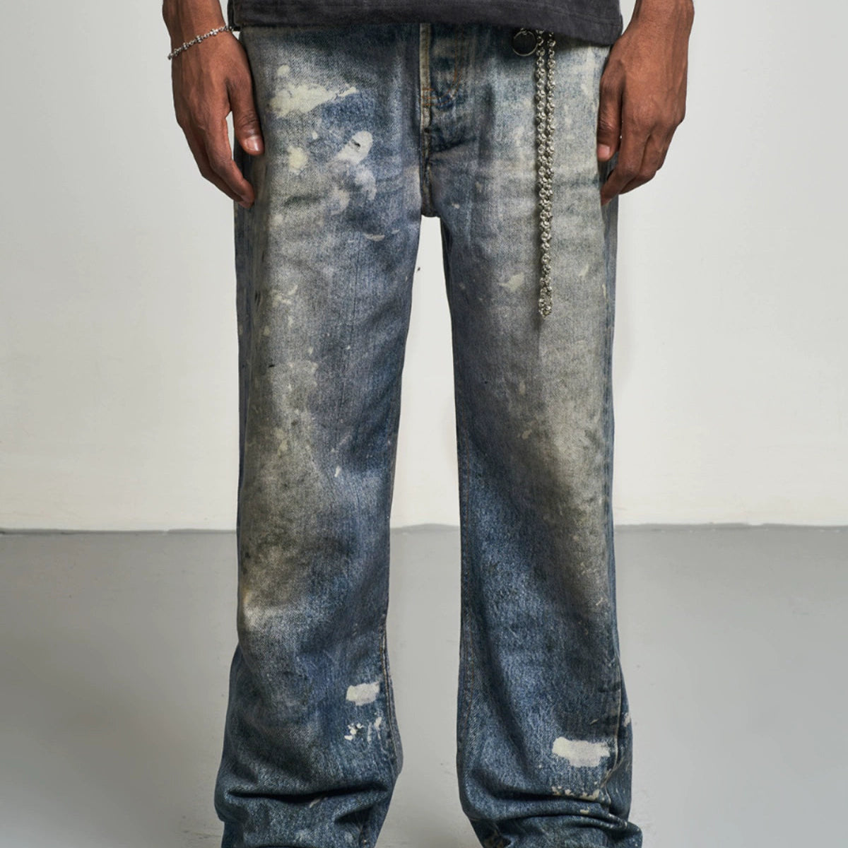 3D INK SPLASH JEANS I-0027