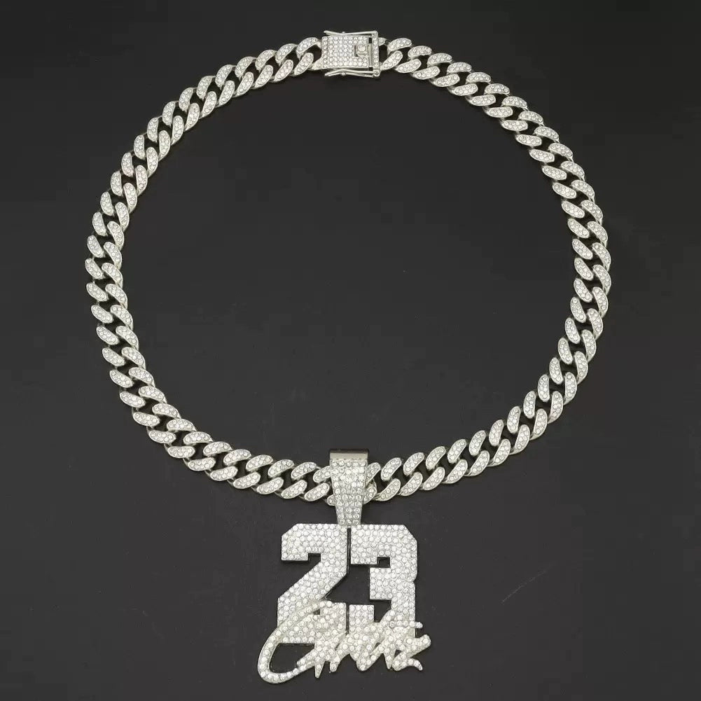 ZIRCONIA CUBAN CHAIN NECKLACE I-0100