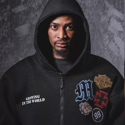 URBAN EMBROIDERED HOODIE I-0021